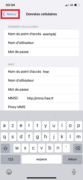 Comment configurer les données mobiles sur un iPhone.