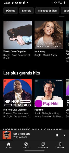 Découvrir de la musique