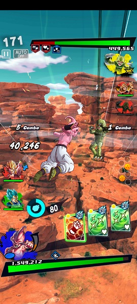 Le Gameplay de Dragon Ball Legends