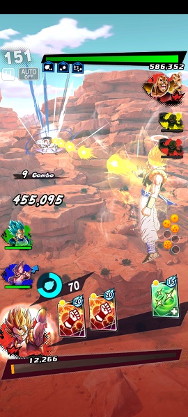 Le Gameplay de Dragon Ball Legends