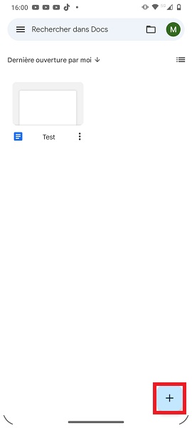 Fonctionnalité de Google Docs