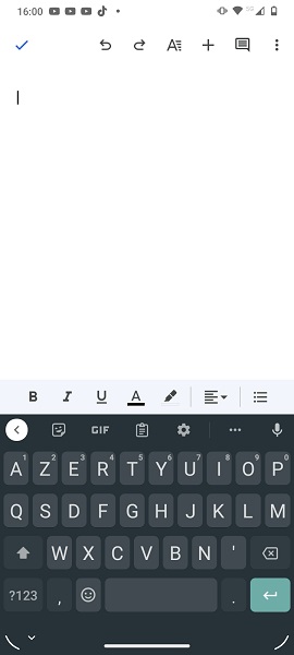Fonctionnalité de Google Docs