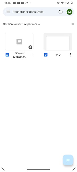 Fonctionnalité de Google Docs
