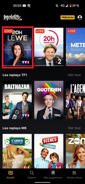 Diffusion en direct