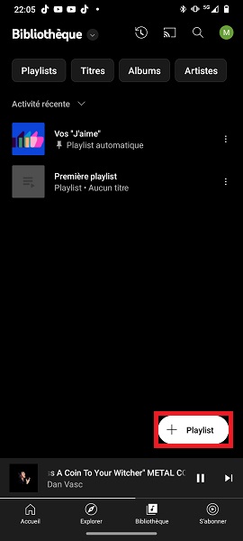 Comment créer des playlist ?