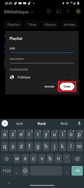 Comment créer des playlist ?