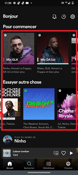 Les fonctionnalités de l’application Spotify