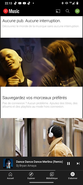 Écouter de la musique sans publicité [version payante]
