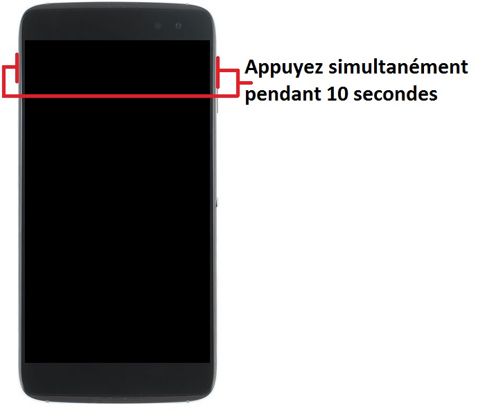 Forcer le redémarrage du Alcatel Idol 4