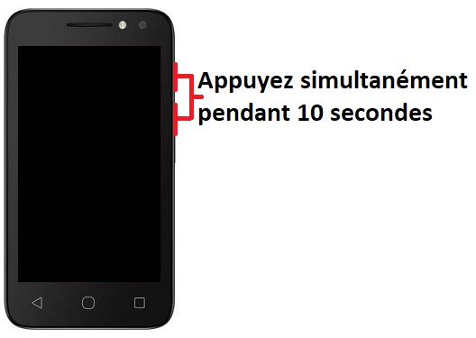 Forcer le redémarrage du Alcatel U3