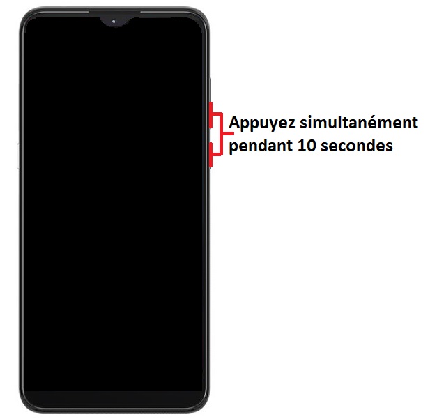 Forcer le redémarrage du Alcatel 1V 2020