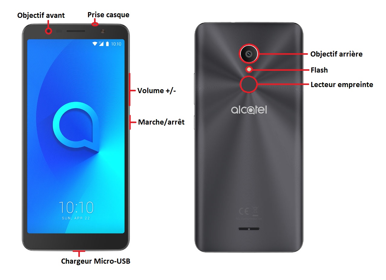 Design du Alcatel 3C