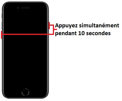 Forcer le redémarrage du Apple iPhone SE 2020
