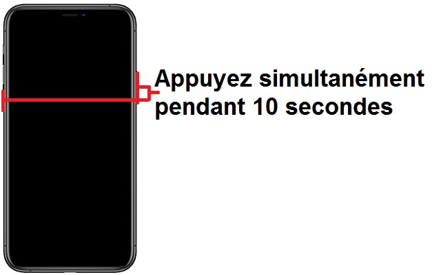 Forcer le redémarrage du Apple iPhone 11 Pro Max