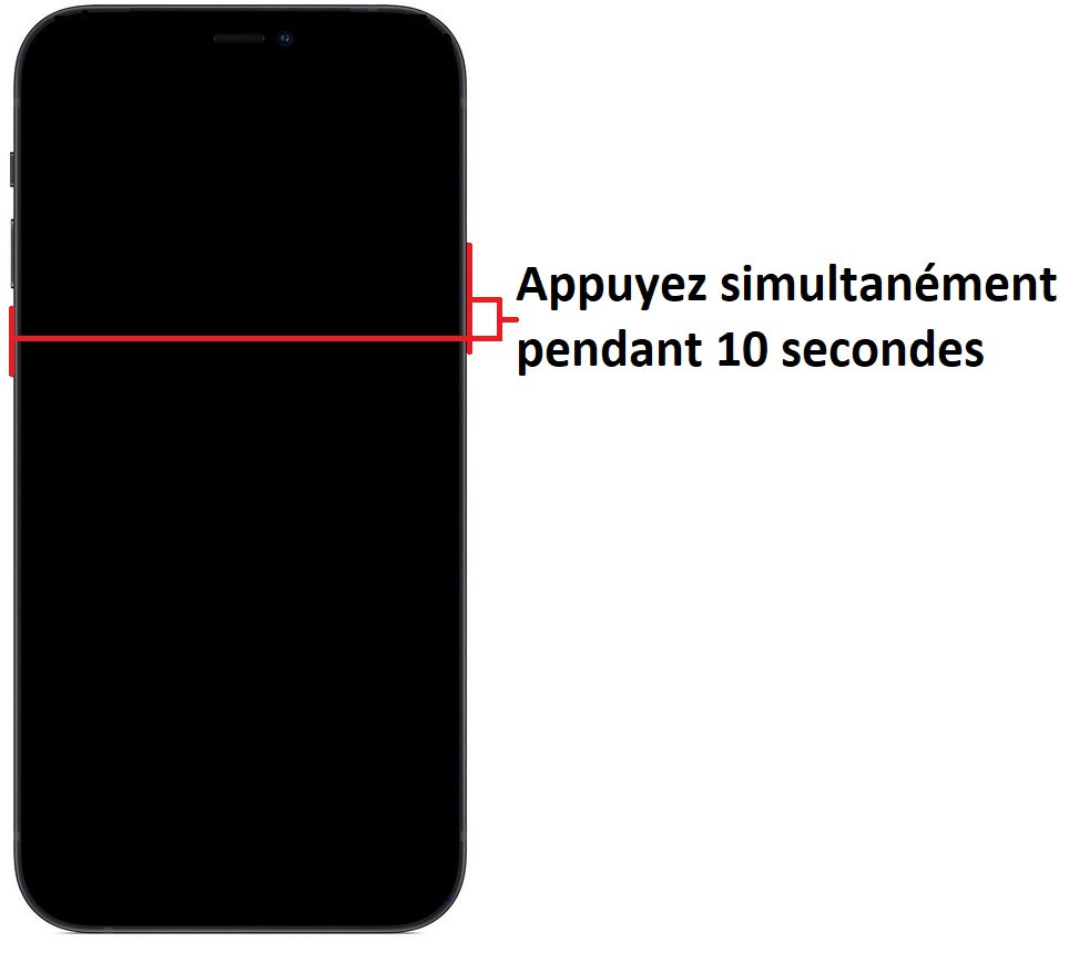 Forcer le redémarrage du Apple iPhone 13 Mini