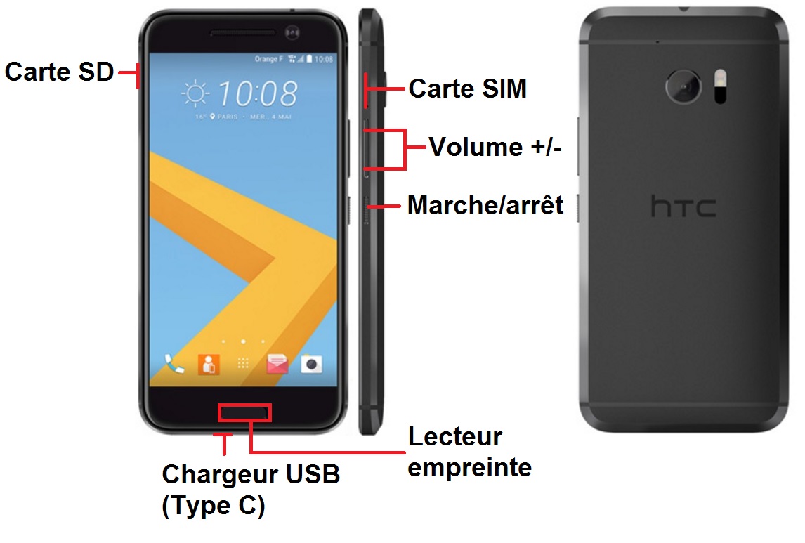 Design du HTC 10