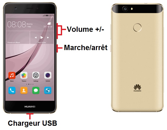 Design du Huawei Nova