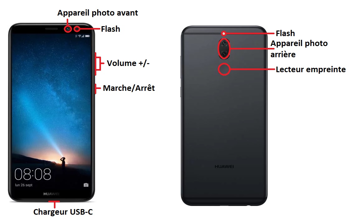 Design du Huawei Mate 10