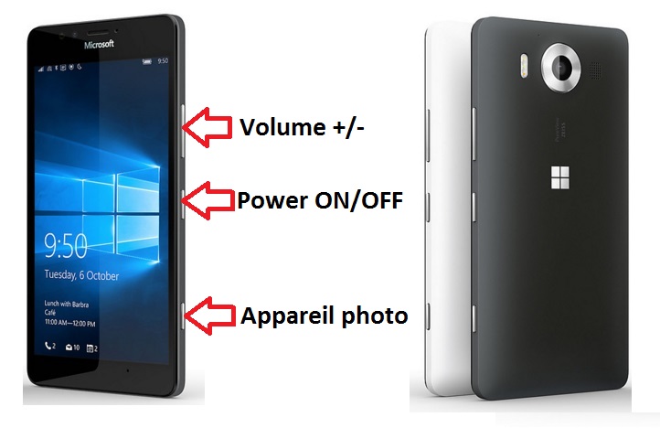 Design du Microsoft Lumia 950