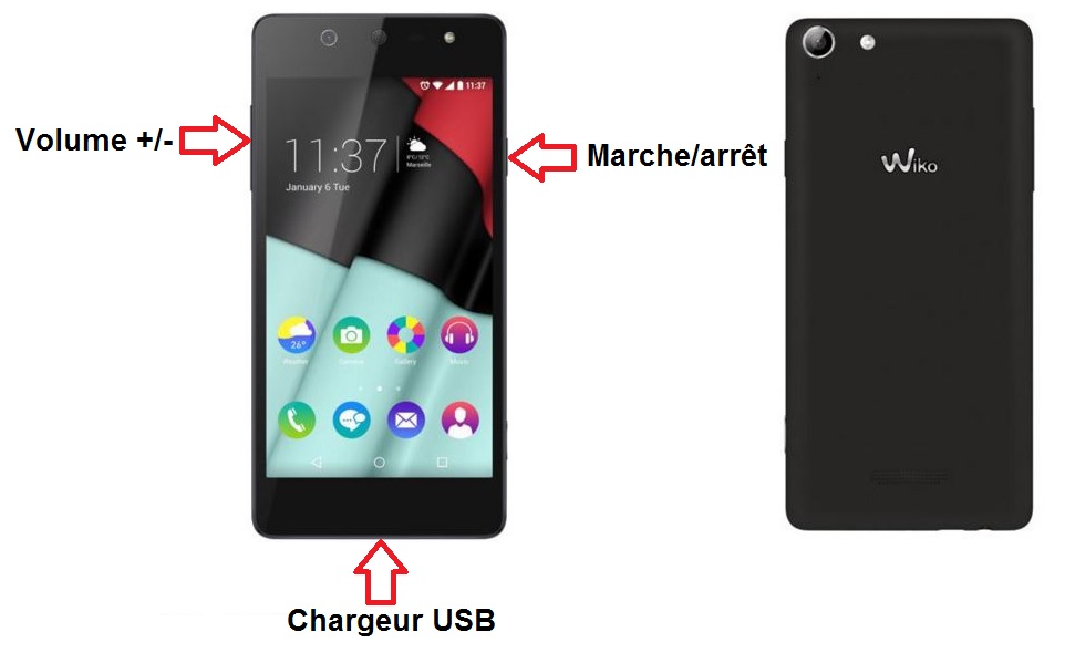 Design du Wiko Selfy