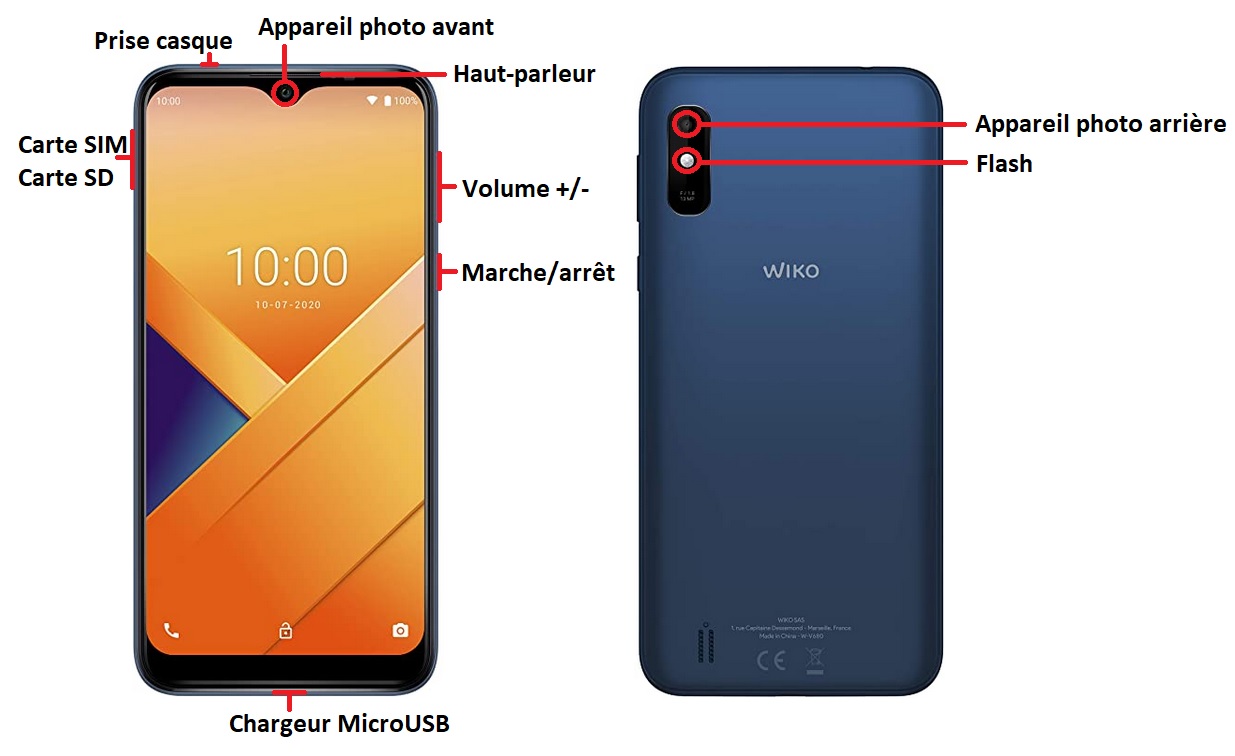 Design du Wiko Y81