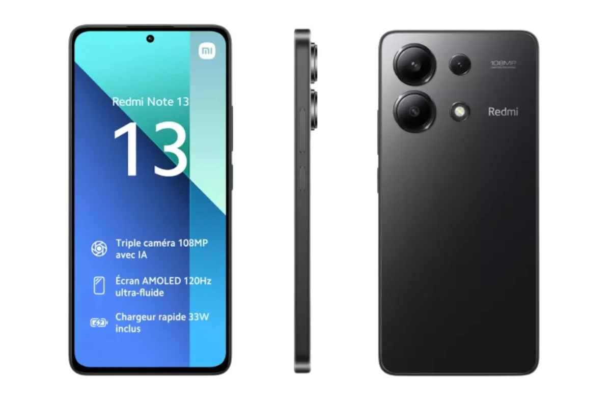 Design du Xiaomi Redmi Note 13