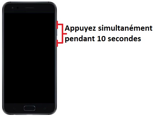 Forcer le redémarrage du Asus Zenfone 4