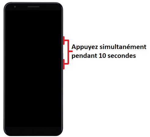Forcer le redémarrage du Google Pixel 3a