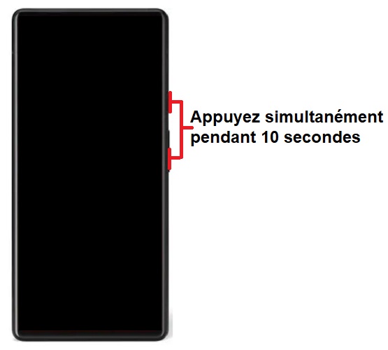 Forcer le redémarrage du Google Pixel 6a