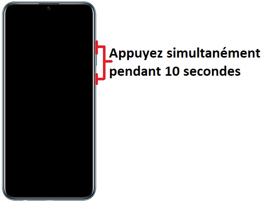 Forcer le redémarrage du Honor 10