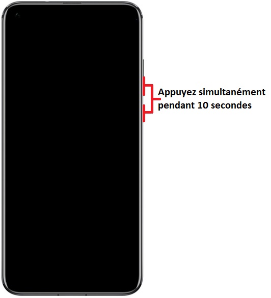 Forcer le redémarrage du Honor View 20