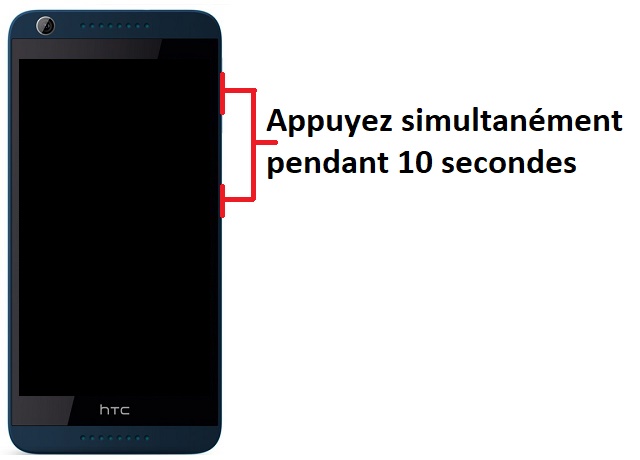 Forcer le redémarrage du HTC Desire 626