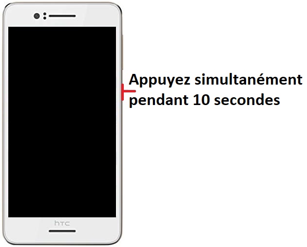 Forcer le redémarrage du HTC Desire 728