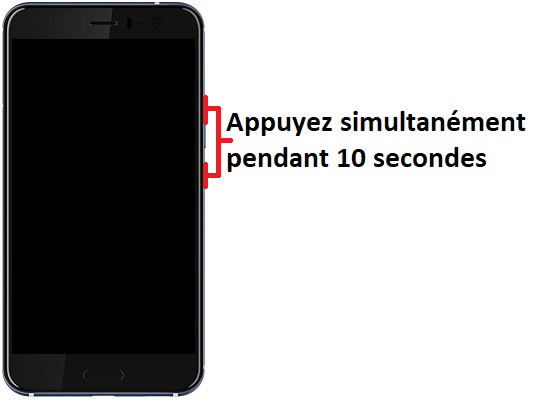 Forcer le redémarrage du HTC U11