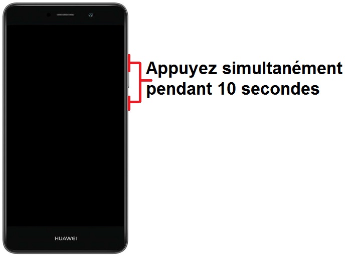 Forcer le redémarrage du Huawei Y5