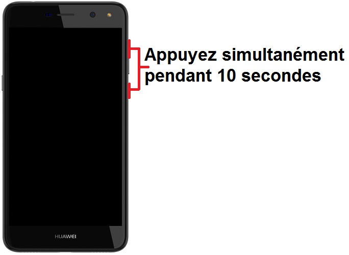 Forcer le redémarrage du Huawei Y6