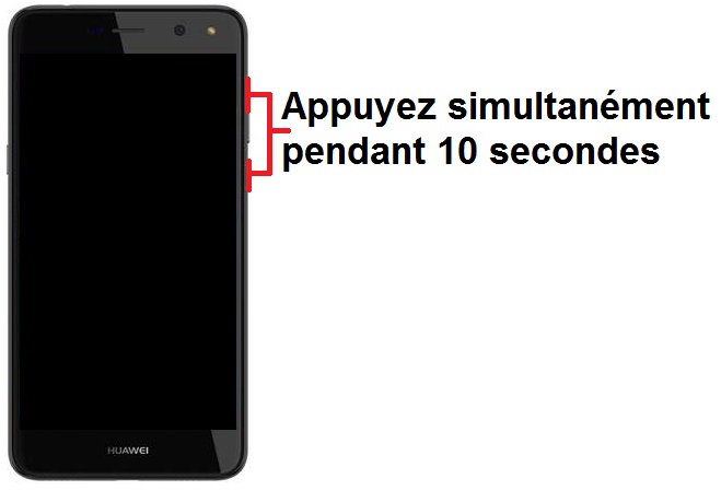 Forcer le redémarrage du Huawei Y6 2017