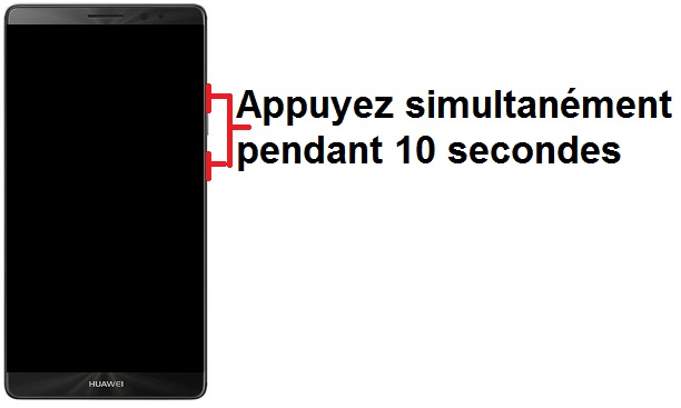 Forcer le redémarrage du Huawei Mate 8
