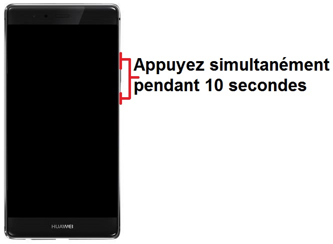 Forcer le redémarrage du Huawei P9