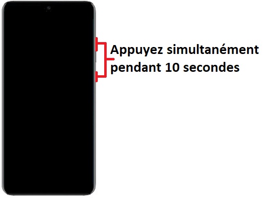 Forcer le redémarrage du Huawei Mate 20