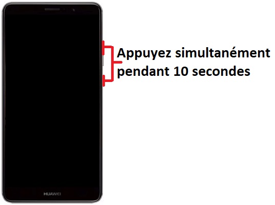 Forcer le redémarrage du Huawei Mate 9