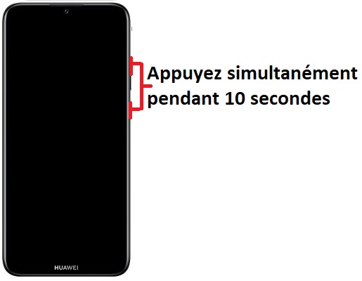Forcer le redémarrage du Huawei Y6 2019