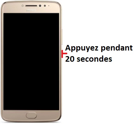 Forcer le redémarrage du Motorola E4