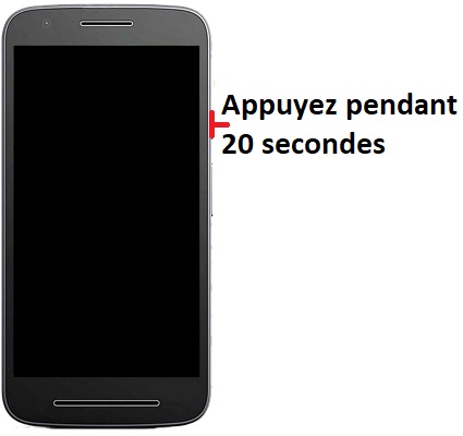 Forcer le redémarrage du Motorola E2
