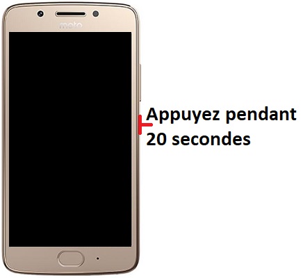 Forcer le redémarrage du Motorola G5