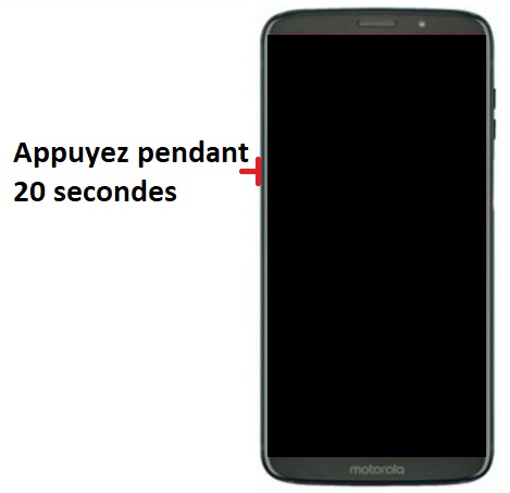 Forcer le redémarrage du Motorola Z3 Play