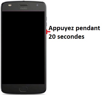 Forcer le redémarrage du Motorola Z2 Play