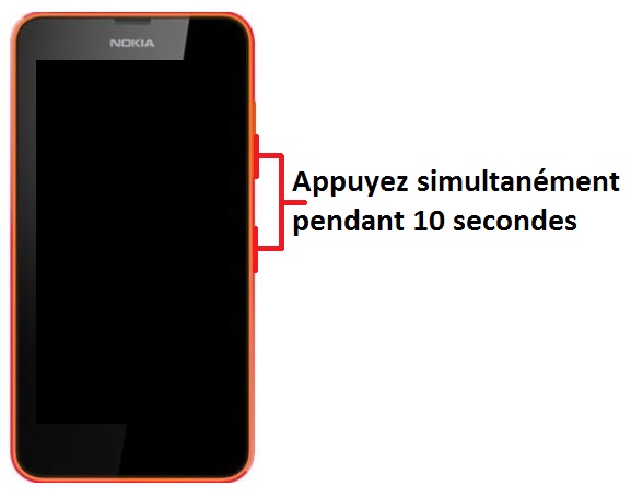Forcer le redémarrage du Nokia Lumia 635