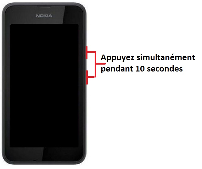 Forcer le redémarrage du Nokia Lumia 520