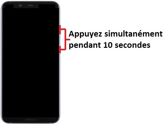 Forcer le redémarrage du Nokia 8.1